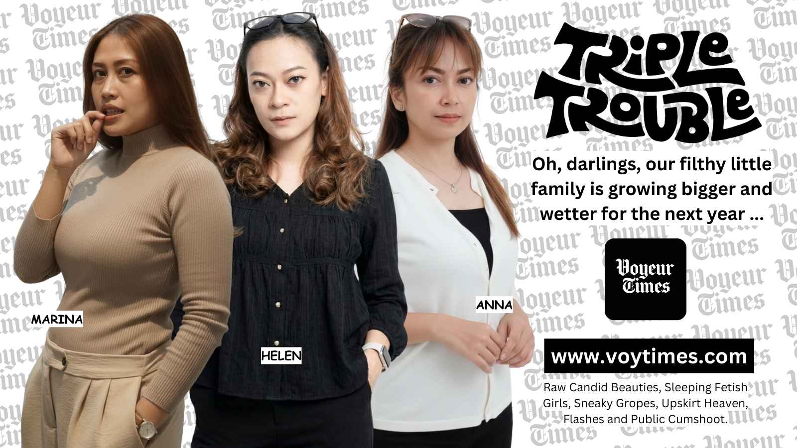 Meet the Insatiable Trio Behind VoyTimes: Masters of Slut Management